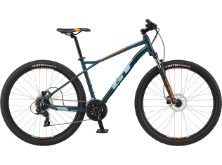 Bicicleta GT Aggressor Expert Satin Slate Blue Blue Orange 2022