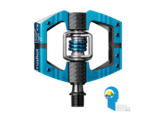 Pedale Crankbrothers Mallet E Electric Blue