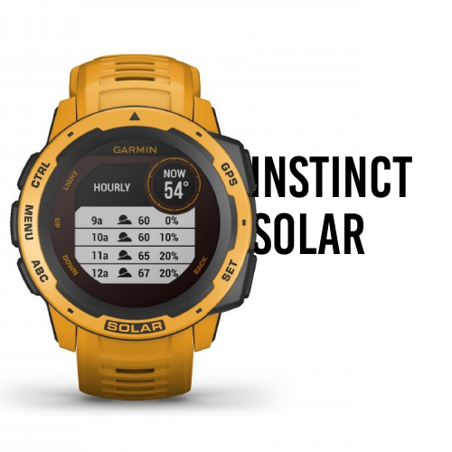 Ceasul multisport cu incarcare solara - Instinct Solar. 